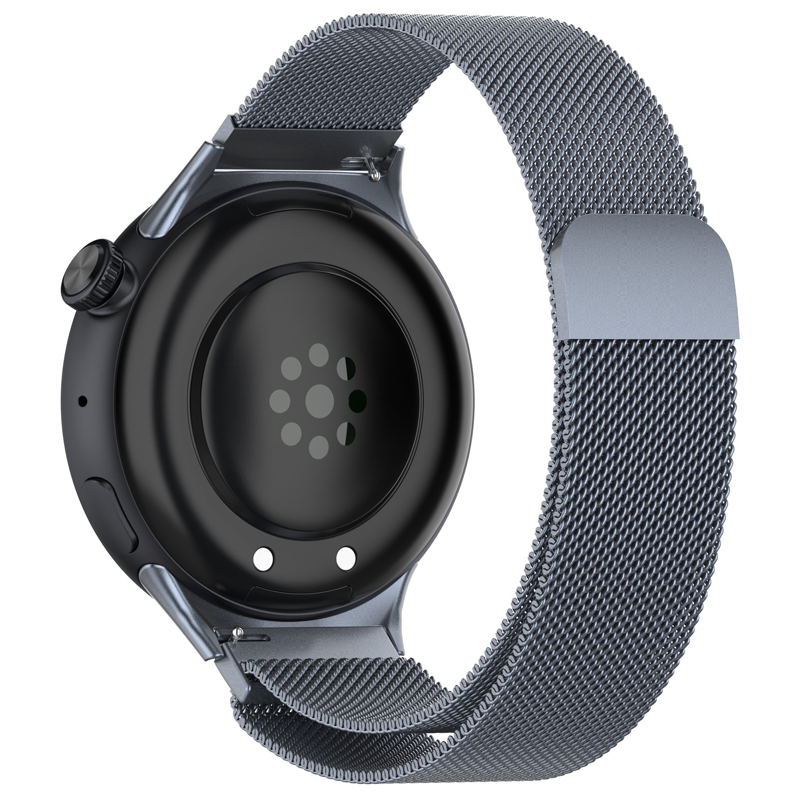 For vivo Watch 3 Magnetic Stainless Steel Milanese Strap Replacement Wrist Band - Space Grey For vivo Watch 3 Magnetic Stainless Steel Milanese Strap Replacement Wrist Band - Space Grey